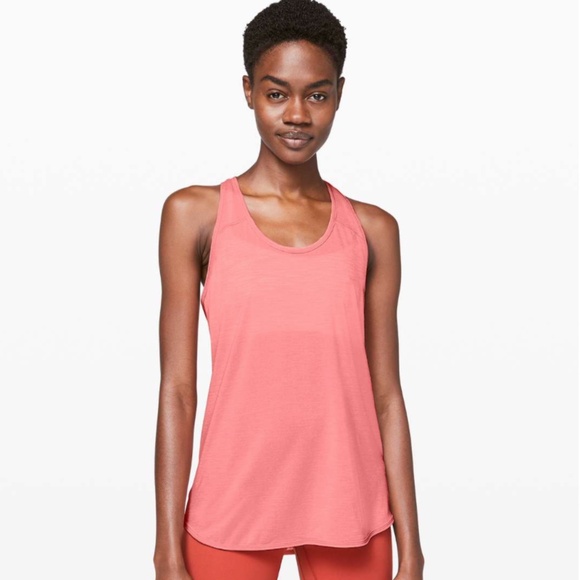 COPY - Lululemon Pleated Essential Tank - Pleated - Heathered Light Coral - Sz 4 - Picture 2 of 5